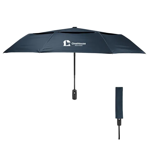 42" Telescopic Folding Umbrella With 100% rPET Canopy... from ASI 61125 Hit Promotional Products / Hit®
