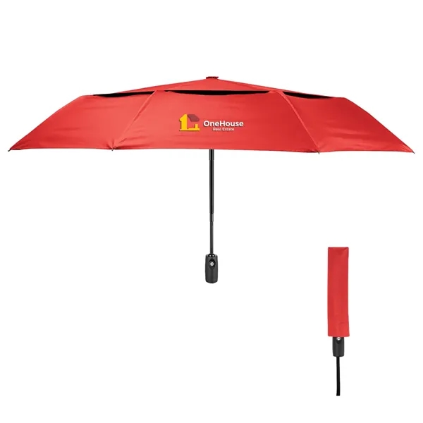42" Telescopic Folding Umbrella With 100% rPET Canopy... from ASI 61125 Hit Promotional Products / Hit®