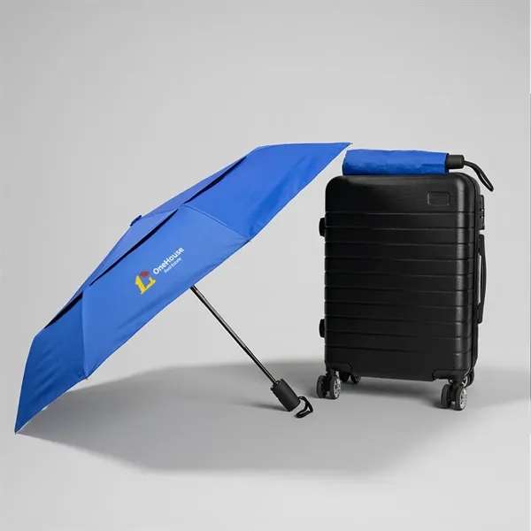 42" Telescopic Folding Umbrella With 100% rPET Canopy... from ASI 61125 Hit Promotional Products / Hit®