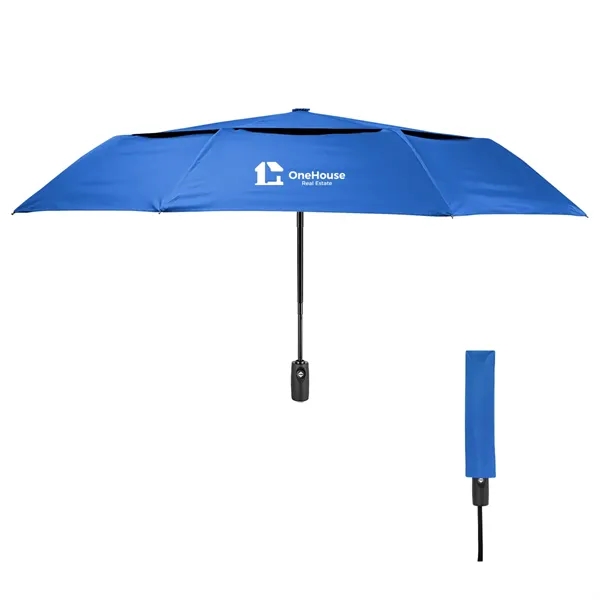 42" Telescopic Folding Umbrella With 100% rPET Canopy... from ASI 61125 Hit Promotional Products / Hit®