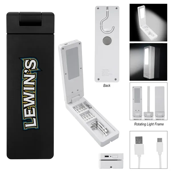 Logan 13-Piece Tool Set With Rechargeable Light... from ASI 61125 Hit Promotional Products / Hit®