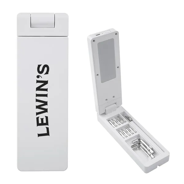 Logan 13-Piece Tool Set With Rechargeable Light... from ASI 61125 Hit Promotional Products / Hit®