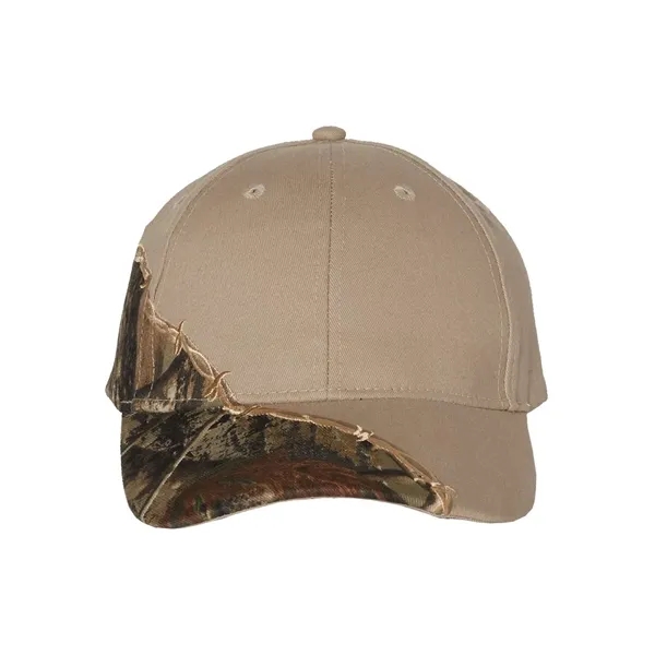 Camo Cap with Barbed Wire Embroidery. Blank.... from ASI 84358 S&S Activewear