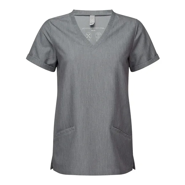 Onna Women's Invincible V-Neck Stretch Scrub Top... from ASI 84358 S&S Activewear
