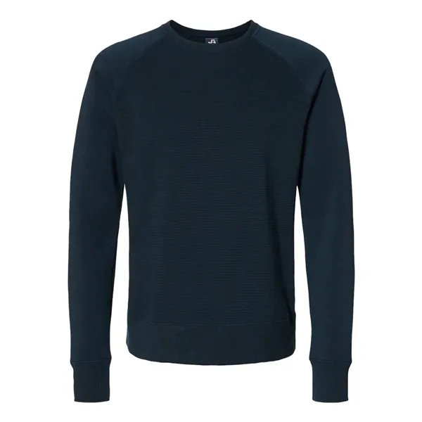 J. America Ripple Fleece Raglan Crewneck Sweatshirt... from ASI 84358 S&S Activewear
