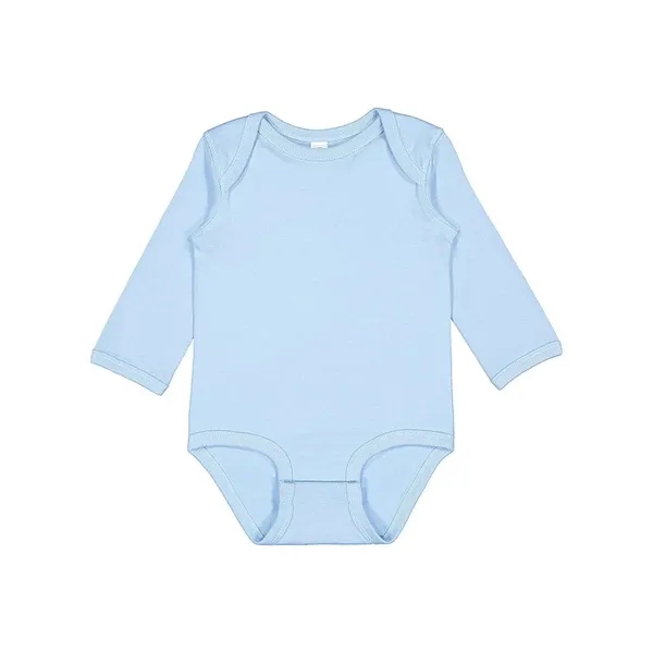 Rabbit Skins Infant Fine Jersey Long Sleeve Bodysuit... from ASI 84358 S&S Activewear