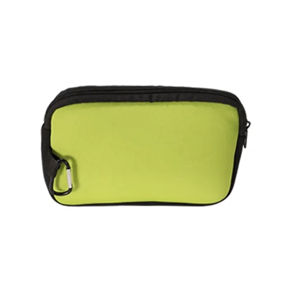 Neoprene accessory pouch with zippered closure and carabiner.... from ASI 79530 Prime Line