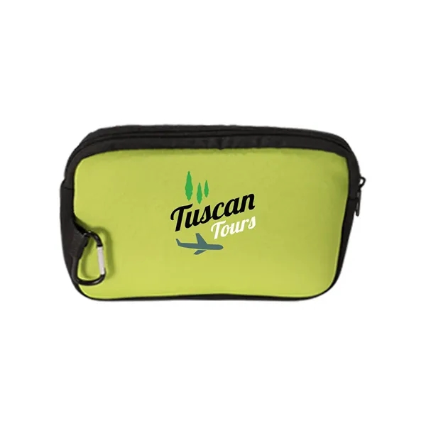 Neoprene accessory pouch with zippered closure and carabiner.... from ASI 79530 Prime Line