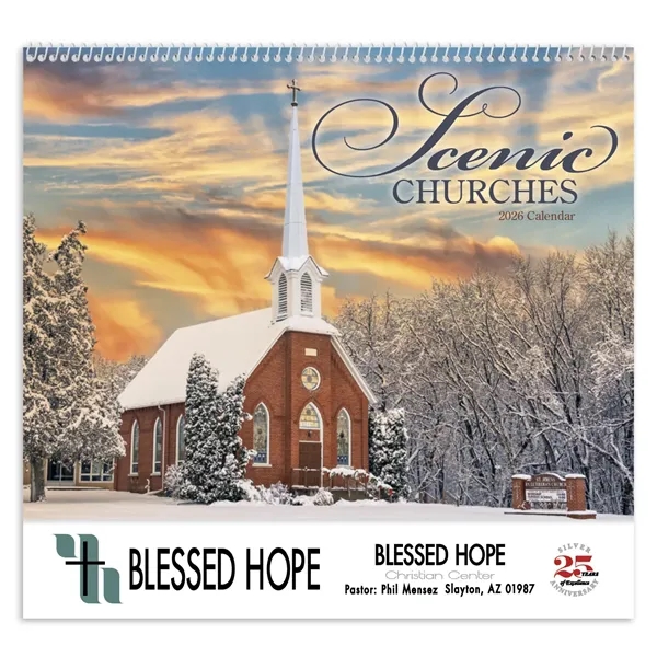 Scenic Churches - Spiral... from ASI 40480 Koozie Group / Norwood Triumph Calendar