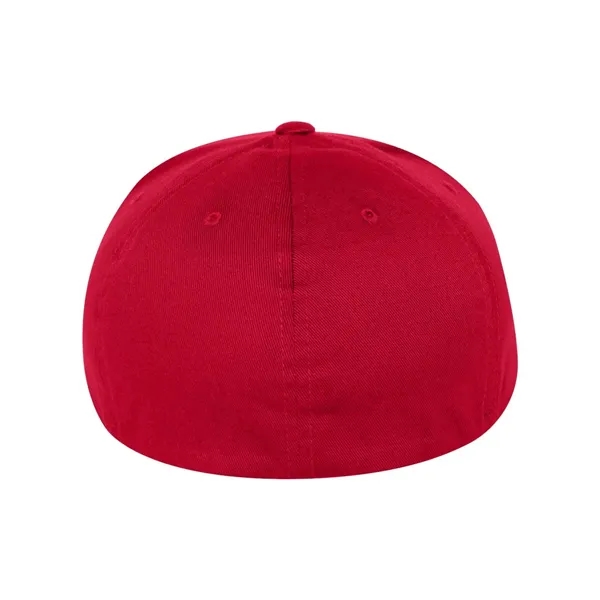 Fitted six panel flat bill baseball cap. Blank.... from ASI 84358 S&S Activewear