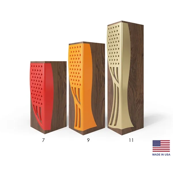 Shine bright with attractive, energetic and engaging accents! Style your award... from ASI 93986 Visions/Awardcraft