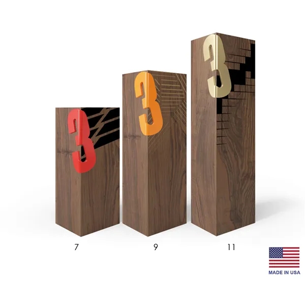 Shine bright with attractive, energetic and engaging accents! Style your award... from ASI 93986 Visions/Awardcraft