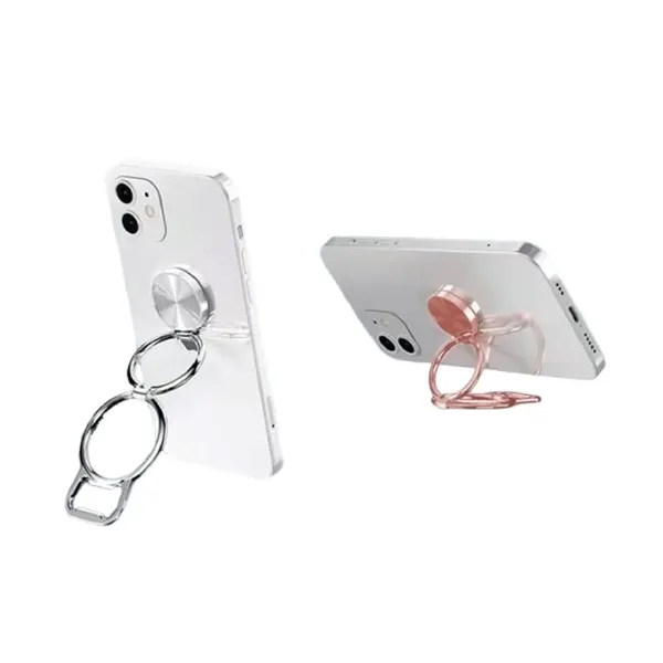 Rotating metal finger ring phone stand plus laser engraving on 1... from ASI 37218 Athena Promo (tm)