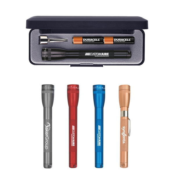 Miniature LED flashlight with a pocket clip.... from ASI 46170 Compass Industries Inc