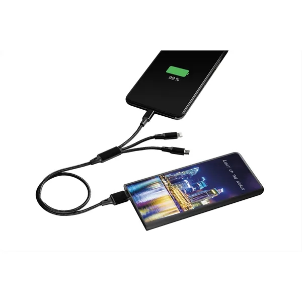 SCX Design™ Full-Color Illuminated Power Bank Slim 5000 mAh... from ASI 40480 Koozie Group