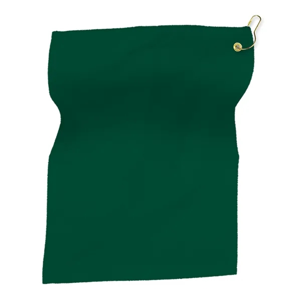 15" x 18" Hemmed Terry/ Velour Rally Towel with Grommet and... from ASI 40480 Koozie Group