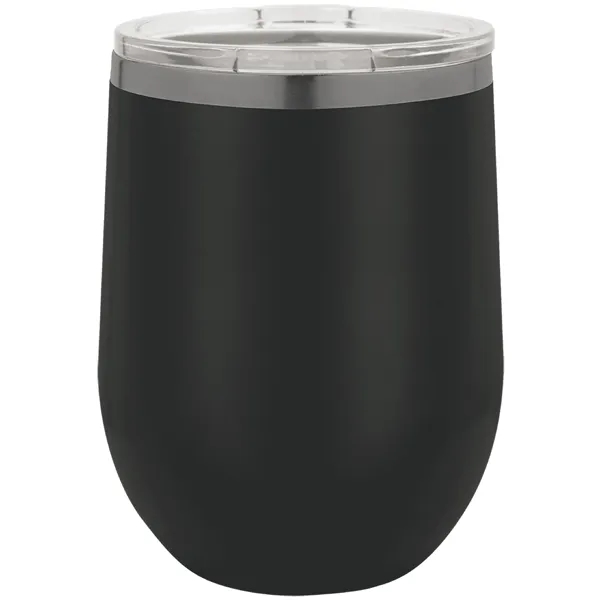 Ion-plated stainless steel stemless 12 ounce insulated stemless wine tumbler with... from ASI 74601 Calico