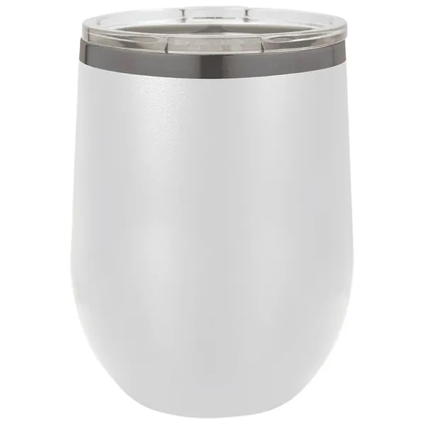 Ion-plated stainless steel stemless 12 ounce insulated stemless wine tumbler with... from ASI 74601 Calico