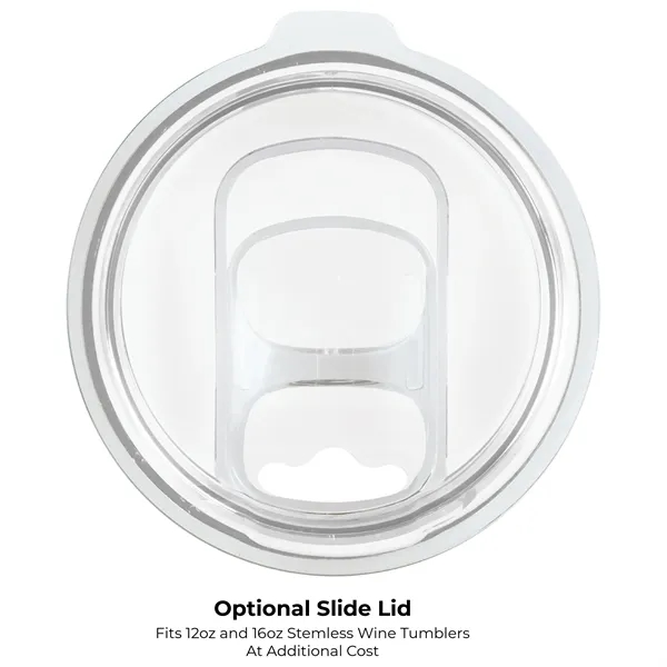 Ion-plated stainless steel stemless 12 ounce insulated stemless wine tumbler with... from ASI 74601 Calico