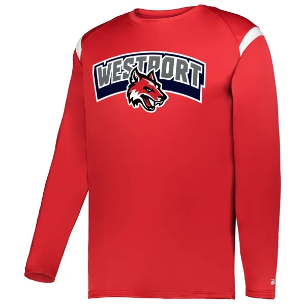 Adult moisture wicking long sleeve t-shirt.... from ASI 37461 Augusta Sportswear / Badger Sport
