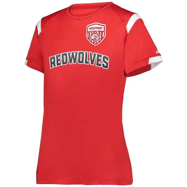 Ladies' moisture wicking crewneck t-shirt.... from ASI 37461 Augusta Sportswear / Badger Sport