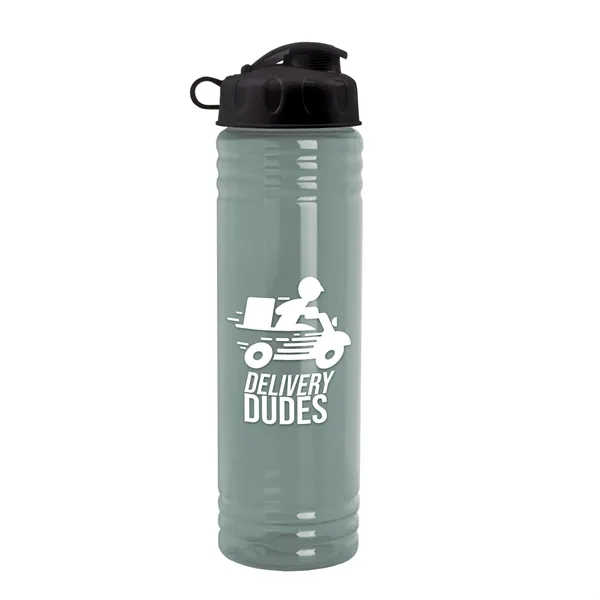 Slim Cylinder Design 24 oz. UpCycle Sport Bottles with Flip Lid.... from ASI 40480 Koozie Group