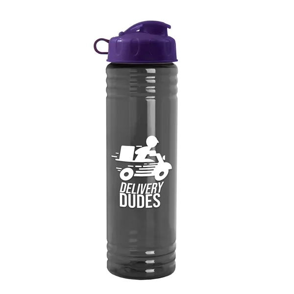 Slim Cylinder Design 24 oz. UpCycle Sport Bottles with Flip Lid.... from ASI 40480 Koozie Group