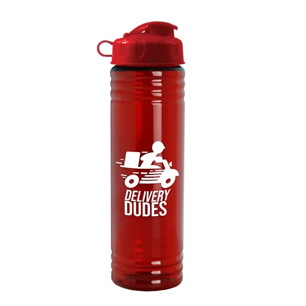 Slim Cylinder Design 24 oz. UpCycle Sport Bottles with Flip Lid.... from ASI 40480 Koozie Group