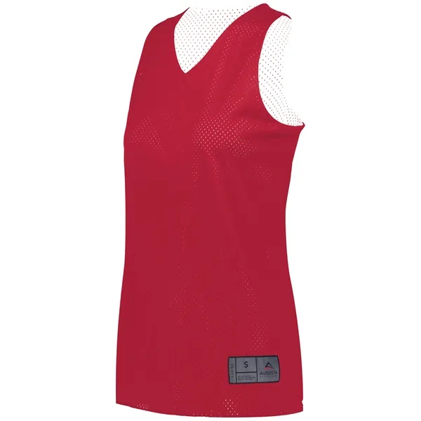 Step on the court in the Ladies Tricot Mesh Reversible Jersey... from ASI 37461 Augusta Sportswear / Augusta Sportswear, Inc. d/b/a Momentec Brands