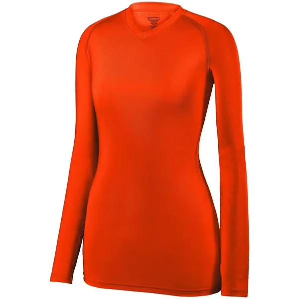 Polyester/Spandex knit ladies' Maven jersey with odor resistance and moisture wicking.... from ASI 37461 Augusta Sportswear