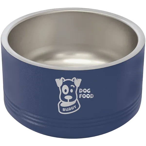 Polar Camel stainless steel 18-ounce pet bowls.... from ASI 74601 Calico
