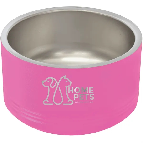 Polar Camel stainless steel 18-ounce pet bowls.... from ASI 74601 Calico