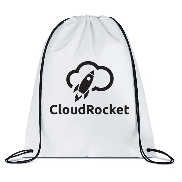 14.5" x 17.5" 210 Denier polyester drawstring backpack with nylon straps.... from ASI 63549 Jornik Manufacturing Corp / Jornik