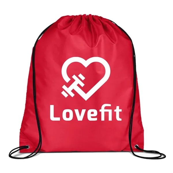 14.5" x 17.5" 210 Denier polyester drawstring backpack with nylon straps.... from ASI 63549 Jornik Manufacturing Corp / Jornik