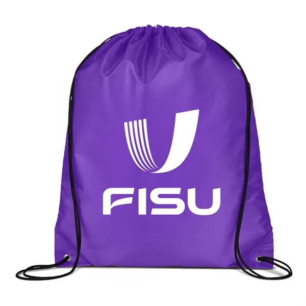 14.5" x 17.5" 210 Denier polyester drawstring backpack with nylon straps.... from ASI 63549 Jornik Manufacturing Corp / Jornik