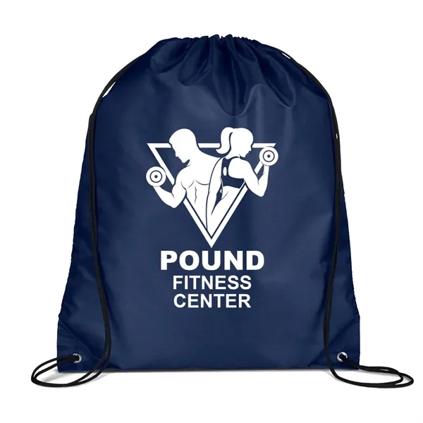 14.5" x 17.5" 210 Denier polyester drawstring backpack with nylon straps.... from ASI 63549 Jornik Manufacturing Corp / Jornik