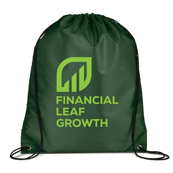 14.5" x 17.5" 210 Denier polyester drawstring backpack with nylon straps.... from ASI 63549 Jornik Manufacturing Corp / Jornik