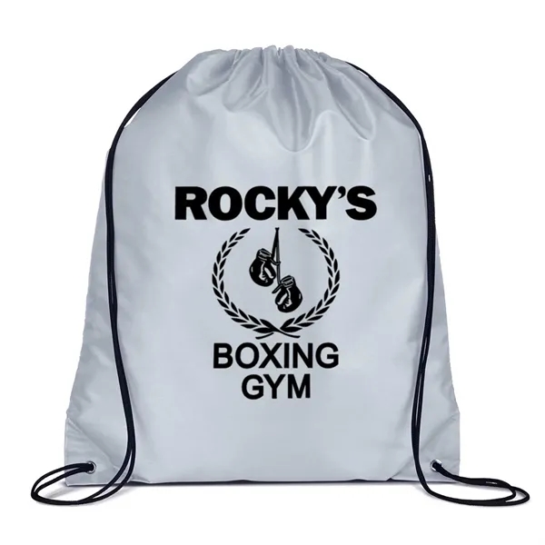 14.5" x 17.5" 210 Denier polyester drawstring backpack with nylon straps.... from ASI 63549 Jornik Manufacturing Corp / Jornik