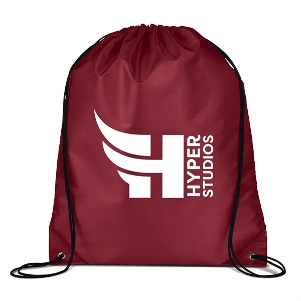 14.5" x 17.5" 210 Denier polyester drawstring backpack with nylon straps.... from ASI 63549 Jornik Manufacturing Corp / Jornik