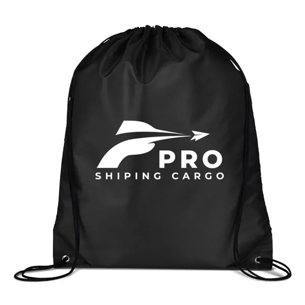 14.5" x 17.5" 210 Denier polyester drawstring backpack with nylon straps.... from ASI 63549 Jornik Manufacturing Corp / Jornik