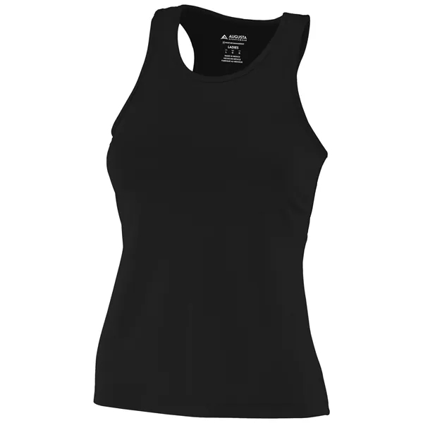 Four-way stretch girls performance racerback tank that is odor resistant. Sold... from ASI 37461 Augusta Sportswear