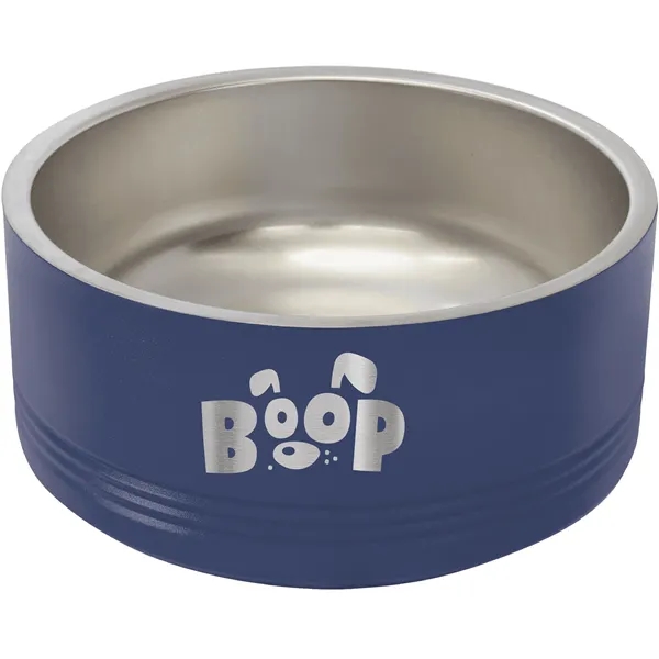 Polar Camel stainless steel 32-ounce pet bowls.... from ASI 74601 Calico