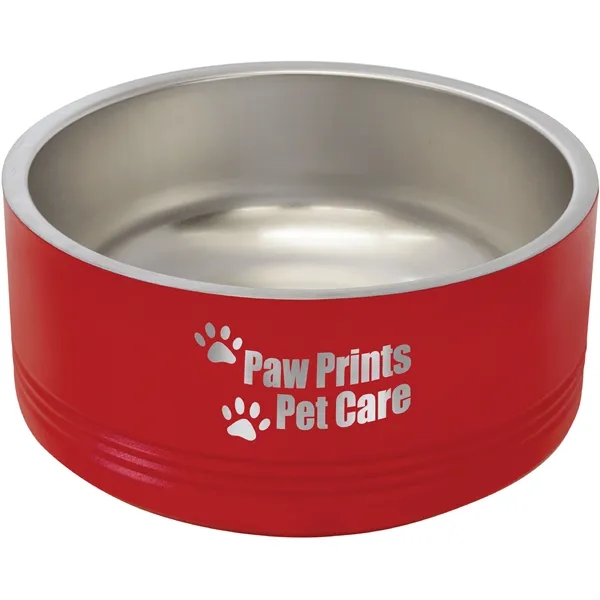 Polar Camel stainless steel 32-ounce pet bowls.... from ASI 74601 Calico