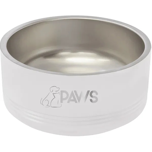 Polar Camel stainless steel 32-ounce pet bowls.... from ASI 74601 Calico