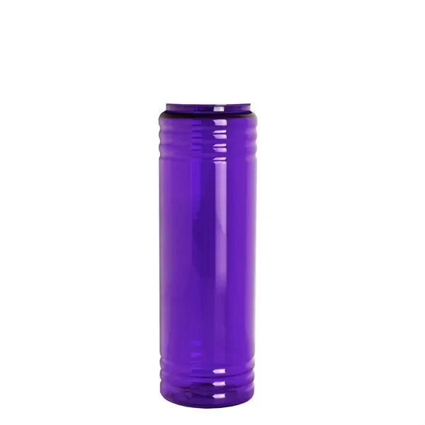 New Slim Cylinder Design 24 oz. Transparent Water Bottles with Ring... from ASI 40480 Koozie Group