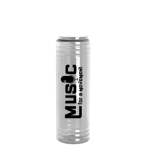New Slim Cylinder Design 24 oz. Transparent Water Bottles with Ring... from ASI 40480 Koozie Group