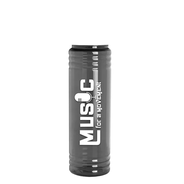 New Slim Cylinder Design 24 oz. Transparent Water Bottles with Ring... from ASI 40480 Koozie Group