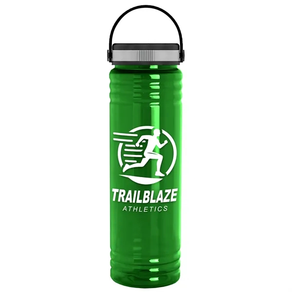 Slim Cylinder Design 24 oz Transparent Sport Bottles with EZ-Grip Lid.... from ASI 40480 Koozie Group