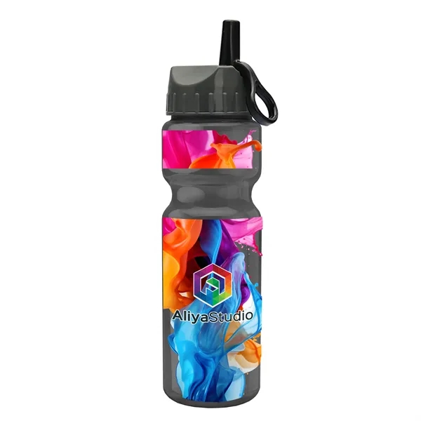 Transparent sports bottle, 28 oz., heavy wall design for multiple use.... from ASI 40480 Koozie Group
