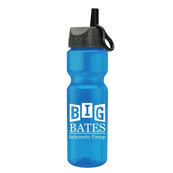 Transparent sports bottle, 28 oz., heavy wall design for multiple use.... from ASI 40480 Koozie Group